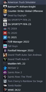 Conta Steam + Origin: Fifa 23, Gta, Madden, Battlefield e ++