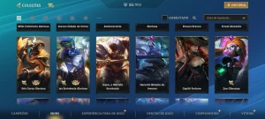 Vendo conta com TODOS os personagens, Elo dima 2, skins e + - League of Legends: Wild Rift LOL WR