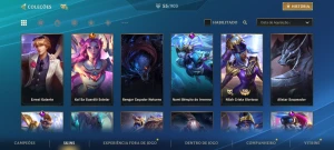Vendo conta com TODOS os personagens, Elo dima 2, skins e + - League of Legends: Wild Rift LOL WR