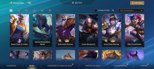 Vendo conta com TODOS os personagens, Elo dima 2, skins e + - League of Legends: Wild Rift LOL WR