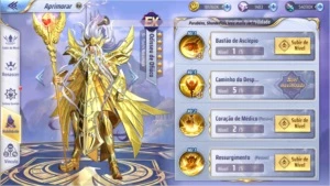 SAINT SEIYA - LEVEL 58 - A1 - MILO DC E MUITO MAIS! - Saint Seiya Awakening SSA