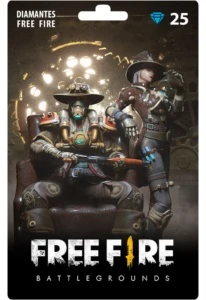 Free Fire: 25 Diamantes