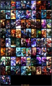CONTA League of legends LOL 85 SKINS 121 CHAMPS GOLD +