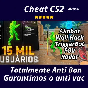 Cheat para CS2 - 100% Indetectável Envio Imediato