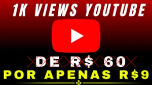 1K Views Youtube Por Apenas 8,99 (Promoção, Envio Rápido) - Redes Sociais