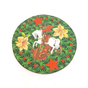 Quadro Religioso São Jorge Estrela - Artesanato e Personalizados