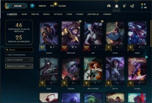 Conta Platina 3 com 5 Skins e 32 Champs - League of Legends LOL