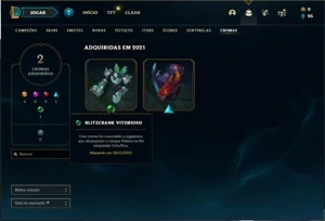 Conta Platina 3 com 5 Skins e 32 Champs - League of Legends LOL
