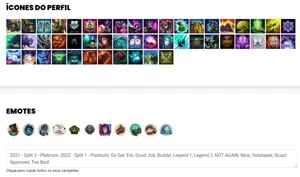 Conta Platina 3 com 5 Skins e 32 Champs - League of Legends LOL