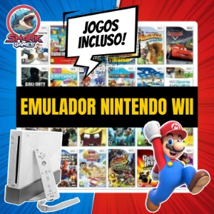 Pack Emulador Nintendo WII para PC + Coleção de Jogos!