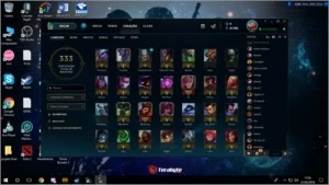Conta LOLPlatina 2 TODOS os campeões, 79 skins borda diamond - League of Legends