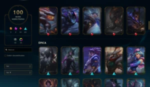 conta diamante lol 100 skins. - League of Legends