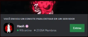 Servidor de Discord 27k Membros (1k Online) 
