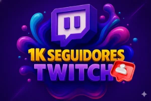 1K Seguidores Twitch R$4,89 ★[MENOR PREÇO DE TODOS!]★ - Redes Sociais