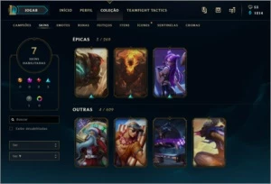 Conta lol platina 2 - League of Legends