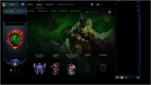 Acc League of Legends, conta com icones raros e 224 skins,D3 LOL
