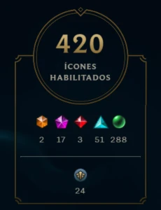 Conta League of Legends com 13K RP LOL