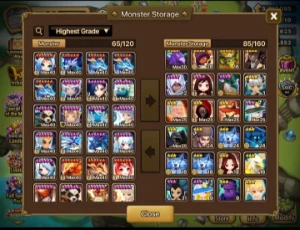 Global Stater Account, Level 50 | 70 6* Monster | 2500 Cryst - Summoners War