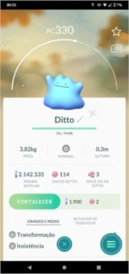 Conta Pokémon Go level 43