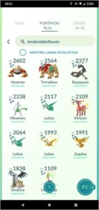 Conta Pokémon Go level 43