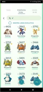 Conta Pokémon Go level 43