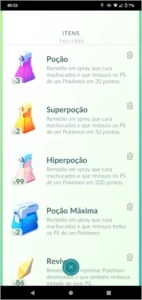Conta Pokémon Go level 43