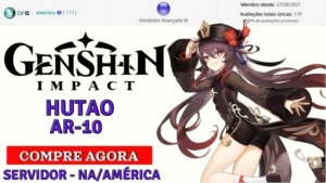 ✨GENSHIN IMPACT - CONTA COM HUTAO 5⭐ AR10 ✨