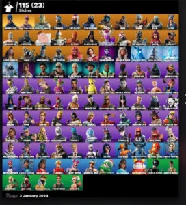 Conta fortnite OG S4,5,6,7,8,9. ( Skins Raras ) 200 jogos