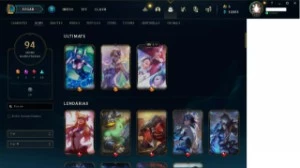 CONTA DE LEAGUE OF LEGEND (LVL 307) BARATA PARA VENDER LOGO - League of Legends LOL