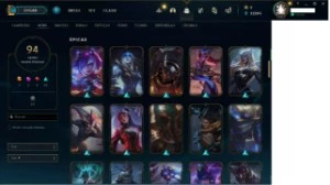 CONTA DE LEAGUE OF LEGEND (LVL 307) BARATA PARA VENDER LOGO - League of Legends LOL