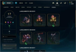 Conta de LoL com Vayne ladra de almas e muito mais - League of Legends