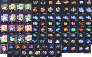 V>Conta Grand Chase Mobile Level 130 + 30K de Gemas