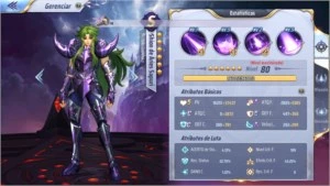 Conta lvl 55 serv A-130 Saint Seiya Awakening SSA