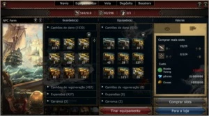 Conta Seafight, Barão com fenda, Full recursos e receitas