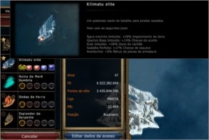 Conta Seafight, Barão com fenda, Full recursos e receitas