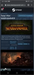 Conta Steam de coleção  Total Wars