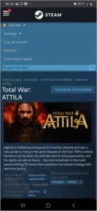 Conta Steam de coleção  Total Wars