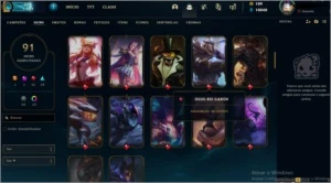 CONTA DE LOL COM MUITA COISA - League of Legends