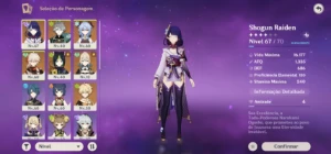 Ar36. Raiden + bis, Alhaitham, Kazuha, Ganyu, tighnari, jean - Genshin Impact