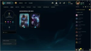 Conta de League of Legends - Gold 2 lvl 51 LOL