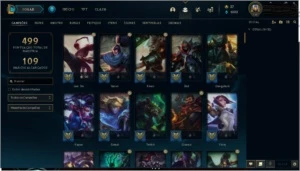 CONTA LOL Diamante 1 +125 campeÃµes +100 skins MMR Bom - League of Legends