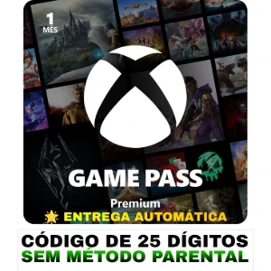 Game Pass Premium / Código De 25 Dígitos - Assinaturas e Premium