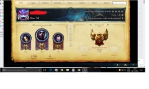CONTA OURO V TOP - League of Legends LOL