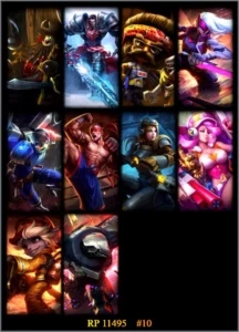 CONTA OURO V TOP - League of Legends LOL