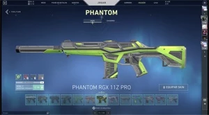 Conta valorant com muita skin