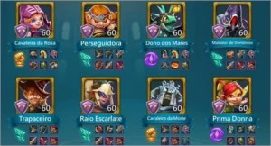 Conta Lvl 60 Lords Mobile no precinho