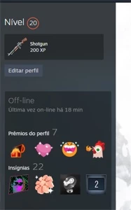 CONTA FULL GLOBAL + MEDALHAS - Counter Strike CS