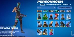 Conta Fortnite: Ikonik, Glow, Viuva Negra, Guerreira Global