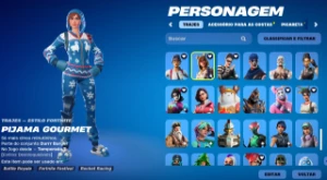 Conta Fortnite: Ikonik, Glow, Viuva Negra, Guerreira Global