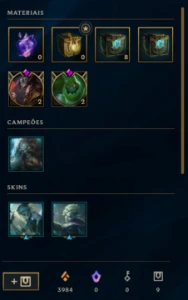 Conta LVL 48 - Diamante 4 63% de wr - League of Legends LOL